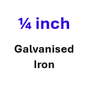 1/4 inch Galvanised