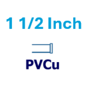 1 1/2 inch PVCu