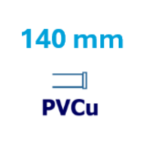 140 mm PVCu