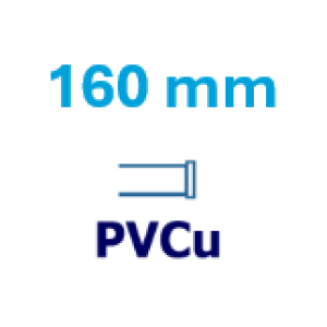 160 mm PVCu