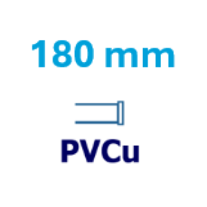 180 mm PVCu