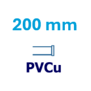 200 mm PVCu