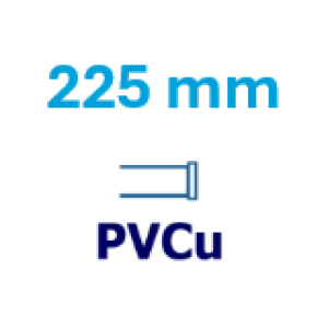 225 mm PVCu 225 mm PVCu