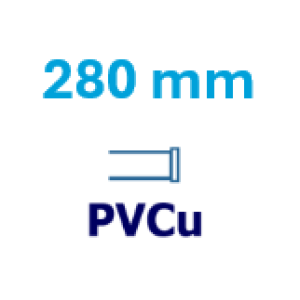 280 mm PVCu