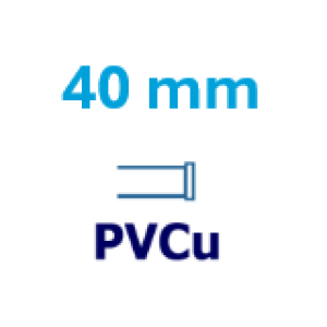 40 mm PVCu