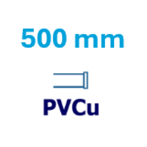 500 mm PVCu 500 mm PVCu