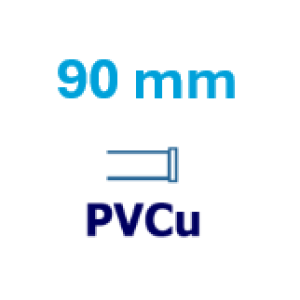 90 mm PVCu