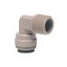 Rigid Elbow 1/4 inch Tube OD x 1/8 inch NPTF Male Thread