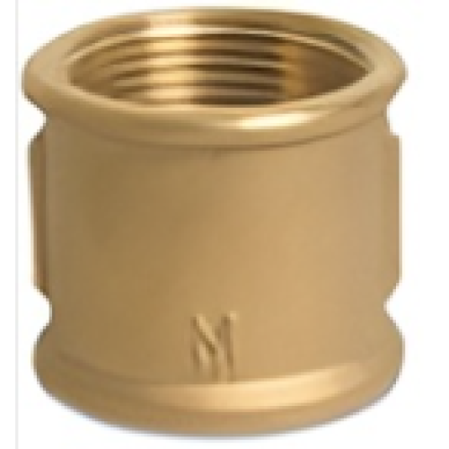 1" Brass Socket FxF