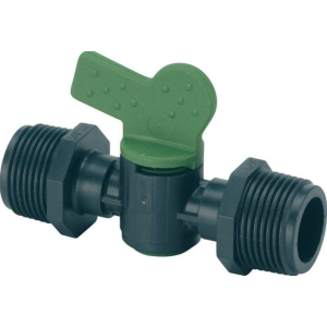 Plastic In Line Valve BSP Male x Male