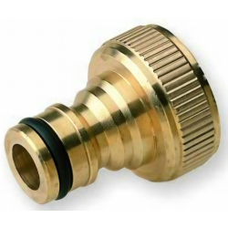 Brass Quick Threaded Tap Connector 1 inch BSP Female Brass Quick Threaded Tap Connector 1 inch BSP Female