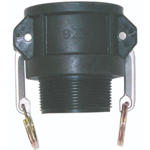 Polypropylene Camlock Type B Male Thread x Female Part