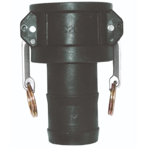 Polypropylene Camlock Type C Hosetail x Female Part