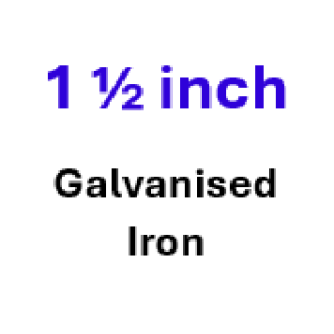 1 1/2 inch Galvanised
