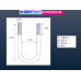 M10 Round Electro-Plated U Bolts 40MM Width X 100MM Length M10 Round Electro-Plated U Bolts 40MM Width X 100MM Length