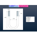 M12 Round Electro-Plated U Bolts 40MM Width X 200MM Length M12 Round Electro-Plated U Bolts 40MM Width X 200MM Length