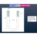 M8 Round Electro-Plated U Bolts 40MM Width X 150MM Length M8 Round Electro-Plated U Bolts 40MM Width X 150MM Length