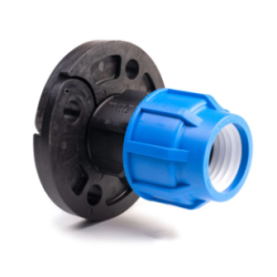 50mm x 1.1/2" PP Flange Adaptor for MDPE Pipe 50mm x 1.1/2" PP Flange Adaptor for MDPE Pipe
