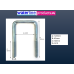 M12 Square Plated U Bolts 45mm Width x 120mm Length M12 Square Plated U Bolts 45mm Width x 120mm Length