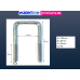 M8 Square Plated U Bolts 40mm Width x 100mm Length M8 Square Plated U Bolts 40mm Width x 100mm Length