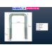 M8 Square Plated U Bolts 50mm Width x 150mm Length M8 Square Plated U Bolts 50mm Width x 150mm Length