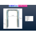 M8 Square Plated U Bolts 55mm Width x 100mm Length M8 Square Plated U Bolts 55mm Width x 100mm Length
