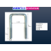 M8 Square Plated U Bolts 55mm Width x 120mm Length M8 Square Plated U Bolts 55mm Width x 120mm Length