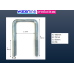 M8 Square Plated U Bolts 70mm Width x 100mm Length M8 Square Plated U Bolts 70mm Width x 100mm Length