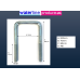 M8 Square Plated U Bolts 70mm Width x 200mm Length M8 Square Plated U Bolts 70mm Width x 200mm Length