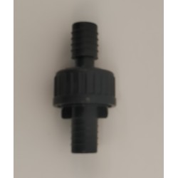 PVC Barbed Non Return Valve 16mm OD x 5/8 inch ID