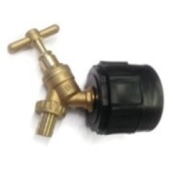 1/2" - IBC Connector with Barbed Garden Hose Tap