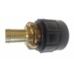 1/2" - IBC Connector with Geka Type Coupling and Hosetail