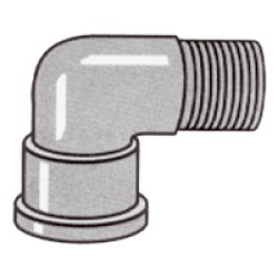 1 1/2 inch F Thread to 1 1/2 inch M - Street Elbow 45 Degree 1 1/2 inch F Thread to 1 1/2 inch M - Street Elbow 45 Degree