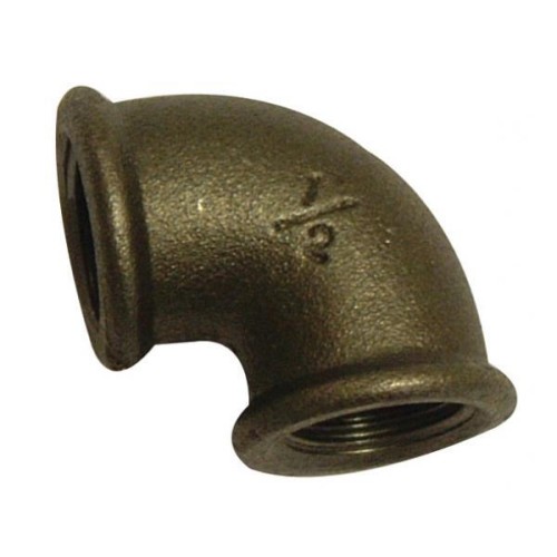 2" Black Iron 90 Elbow FxF 2" Black Iron 90 Elbow FxF
