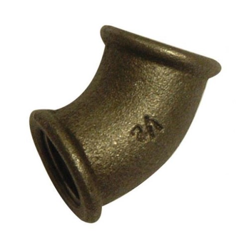 2" Black Iron Elbow 45 FxF 2" Black Iron Elbow 45 FxF
