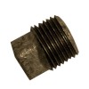 Black Iron Plain Plugs (6)