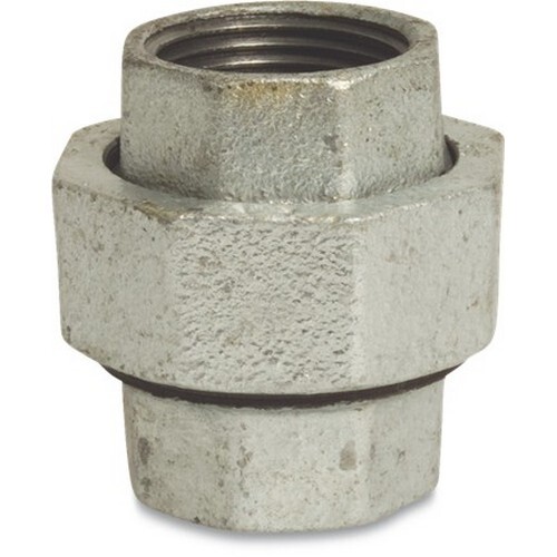 1.1/4" Galvanised Straight Union FxF 1.1/4" Galvanised Straight Union FxF