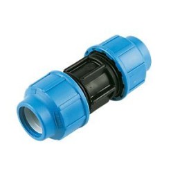16mm PP Straight Coupling for MDPE Pipe 16mm PP Straight Coupling for MDPE Pipe