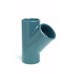 16mm PVCu Plain Tee 45 Degree 16mm PVCu Plain Tee 45 Degree