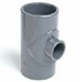 125X63mm PVCu Plain Reducing Tee 125X63mm PVCu Plain Reducing Tee