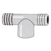 3/4" F Thread to 3/4" Barb Tee- Barb to Female Thread 3/4" F Thread to 3/4" Barb Tee- Barb to Female Thread
