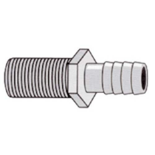 3/4" M Thread to 3/4" Hose Barb 3/4" M Thread to 3/4" Hose Barb