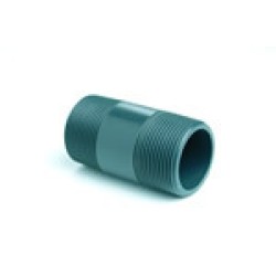 PVCu BSP Threaded Barrel Nipple 3/8 PVCu BSP Threaded Barrel Nipple 3/8