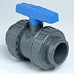 1.1/2" PVCu Standard Double Union Ball Valve (Threaded) 1.1/2" PVCu Standard Double Union Ball Valve (Threaded)