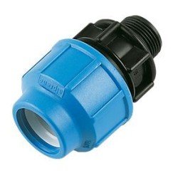 110mm x 3" PP Male Union Adaptor for MDPE Pipe 110mm x 3" PP Male Union Adaptor for MDPE Pipe
