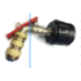 1/2" - IBC Connector with Hose Lock and Hose Connector