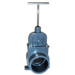 PVC Slide Valve 1 1/2 inch Diameter 3 Bar Pressure PVC Slide Valve 1 1/2 inch Diameter 3 Bar Pressure