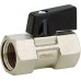 Plated Brass Mini Ball Valve 1/4" BSP Female x 1/4" BSP Female Plated Brass Mini Ball Valve 1/4" BSP Female x 1/4" BSP Female