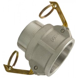 Type B Male Thread x Female Part Camlock 2 inch