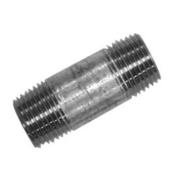 1 1/2" M X M 16BAR 40 MM Galvanised Barrel Pipe Nipple 1 1/2" M X M 16BAR 40 MM Galvanised Barrel Pipe Nipple